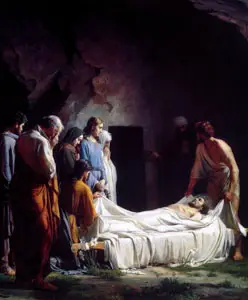 Joseph of Arimathea Buries Jesus