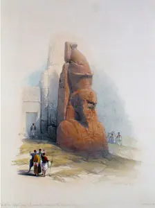 Colossal Statue at the Entrance of the Temple of Luxor