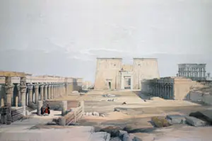 Grand Approach to the Temple of Philae in Nubia