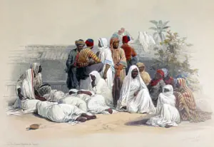 Group in the Slave Market in Cairo