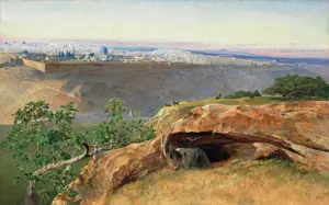 Looking Toward the Temple