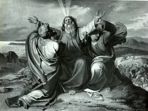 Aaron and Hur Hold Moses' Hands