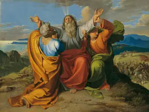 Aaron and Hur Hold Moses' Hands
