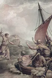 Jesus Walks On Water