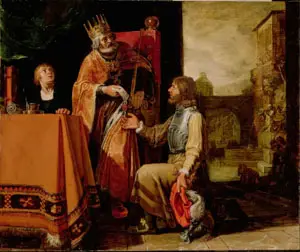 David Handing the Letter to Uriah