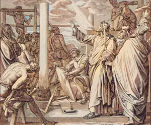 Solomon Building the Temple