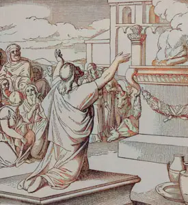 Solomon Dedicating the Temple