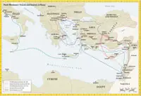 Paul missionary journeys map